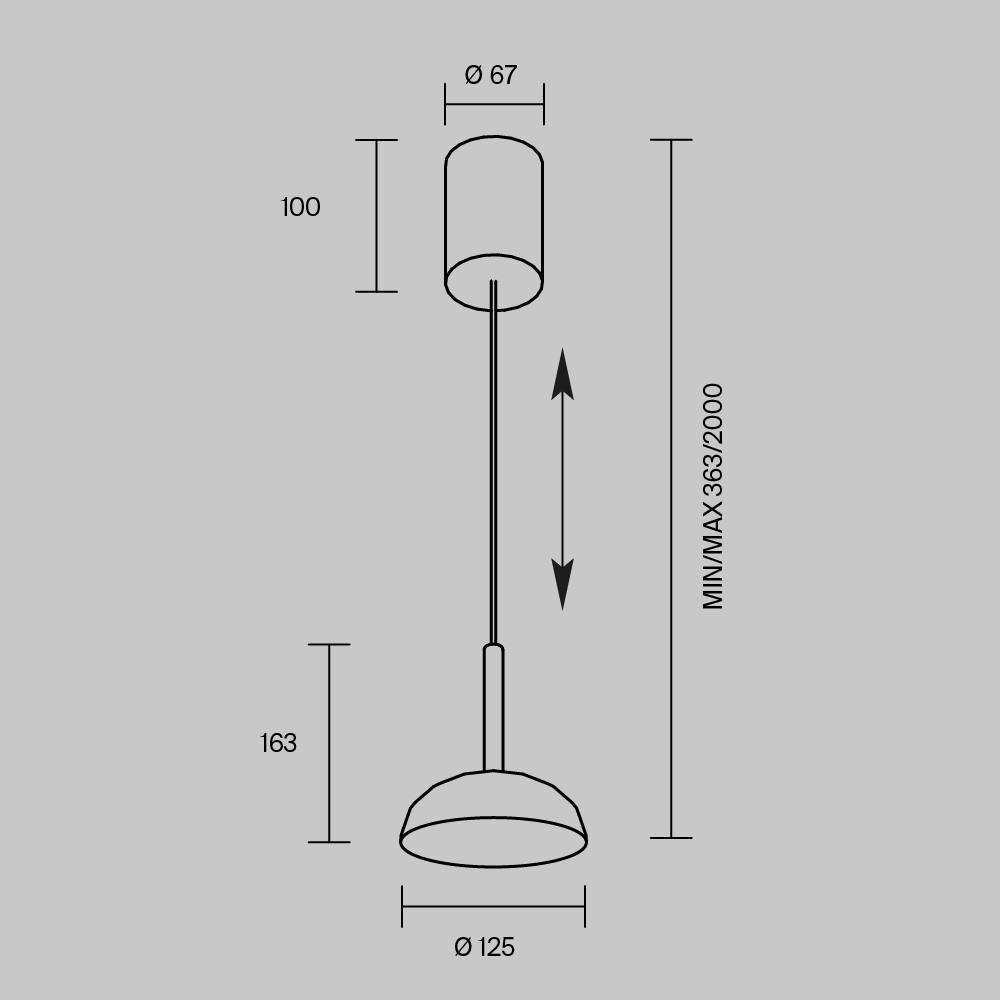 Подвесной светильник VAMVIDNEE VV1003745 6 Подвесной светильник VAMVIDNEE VV1003745 — изображение 6