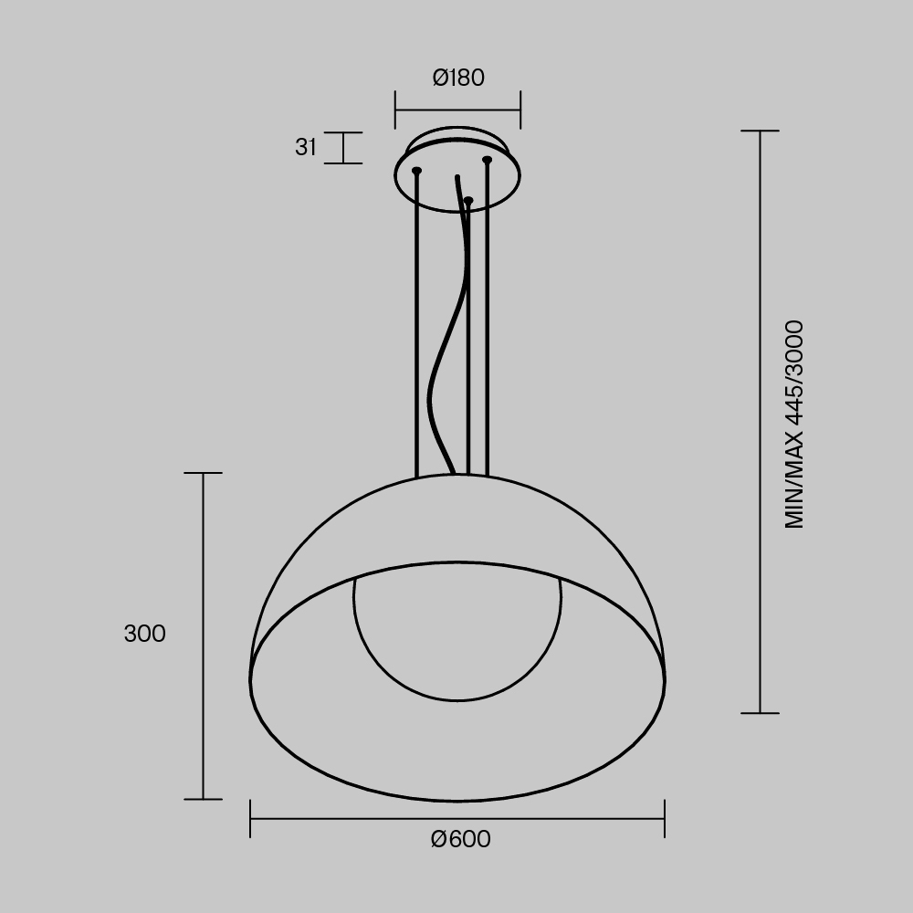 Подвесной светильник VAMVIDNEE VV1003660 6 Подвесной светильник VAMVIDNEE VV1003660 — изображение 6