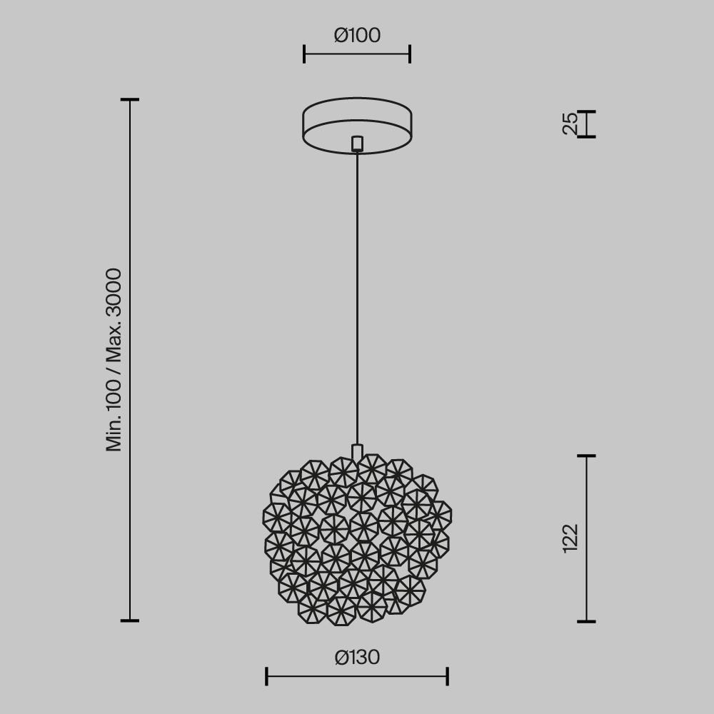 Подвесной светильник VAMVIDNEE VV1017227 7 Подвесной светильник VAMVIDNEE VV1017227 — изображение 7