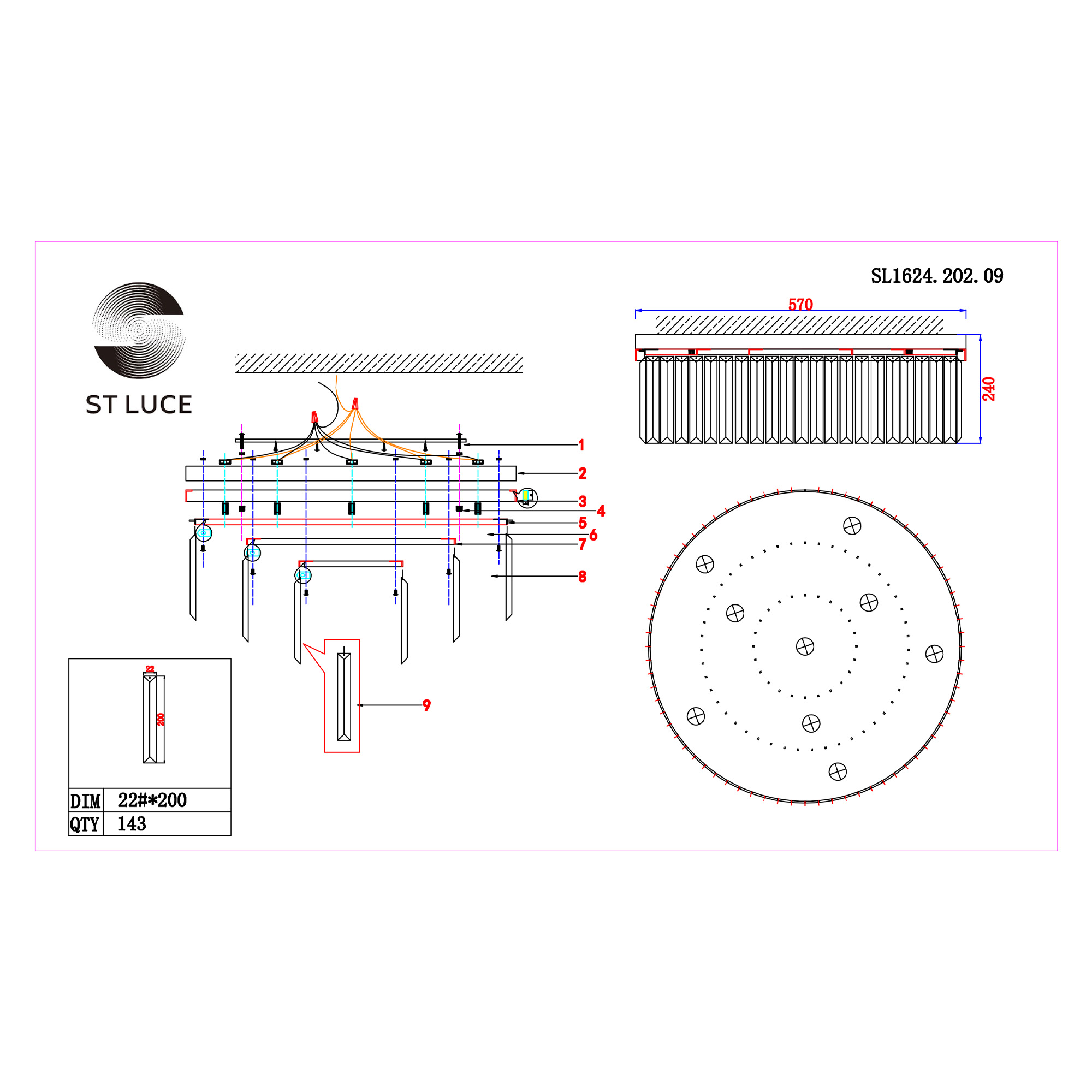Люстра VAMVIDNEE VV240007 15 Люстра VAMVIDNEE VV240007 — изображение 15