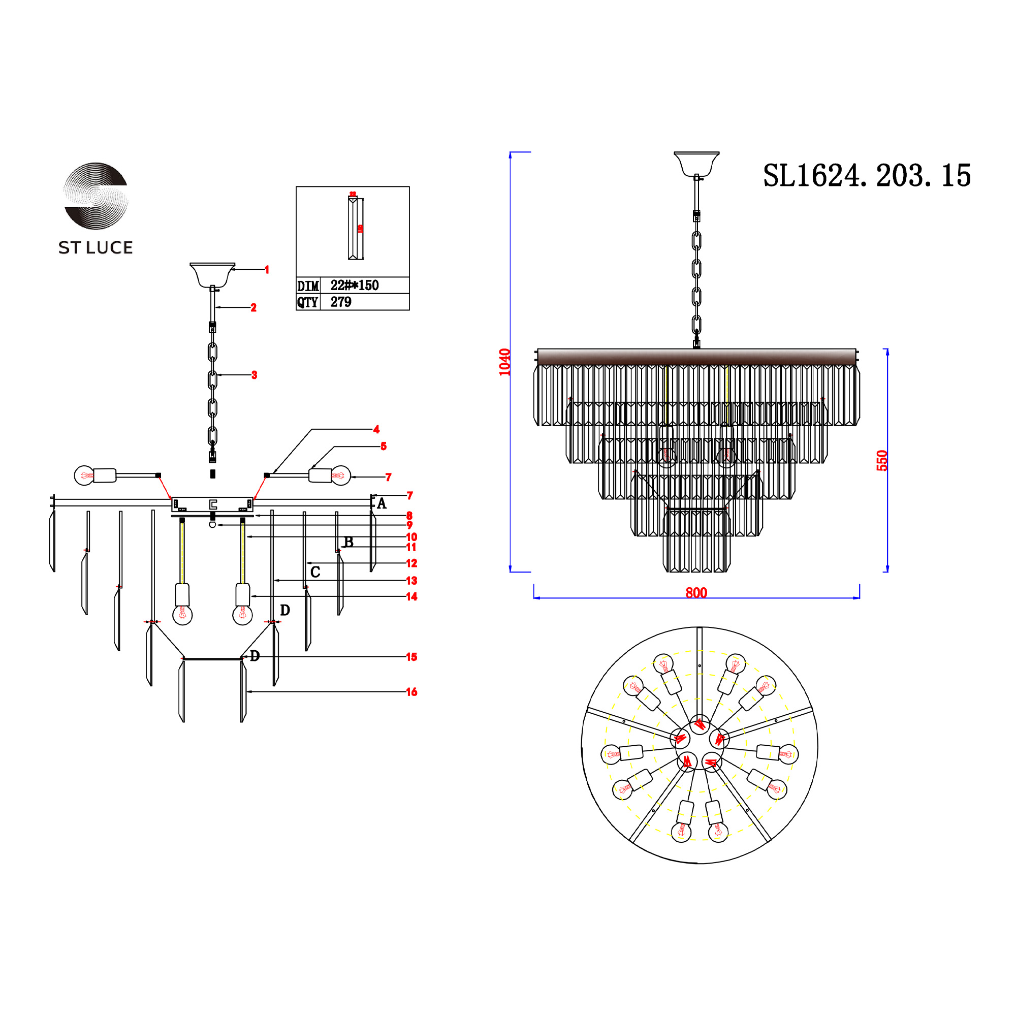 Люстра VAMVIDNEE VV235484 13 Люстра VAMVIDNEE VV235484 — изображение 13