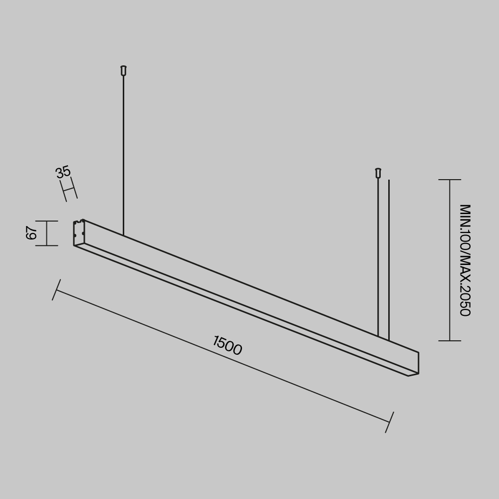 Линейный светильник VAMVIDNEE VV1024168 7 Линейный светильник VAMVIDNEE VV1024168 — изображение 7
