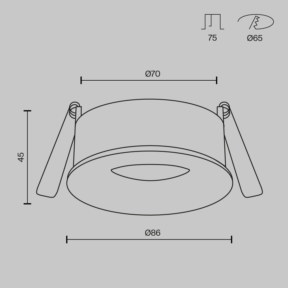 Встраиваемый светильник VAMVIDNEE VV1030380 7 Встраиваемый светильник VAMVIDNEE VV1030380 — изображение 7