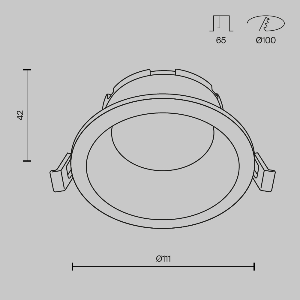 Встраиваемый светильник VAMVIDNEE VV1030325 7 Встраиваемый светильник VAMVIDNEE VV1030325 — изображение 7