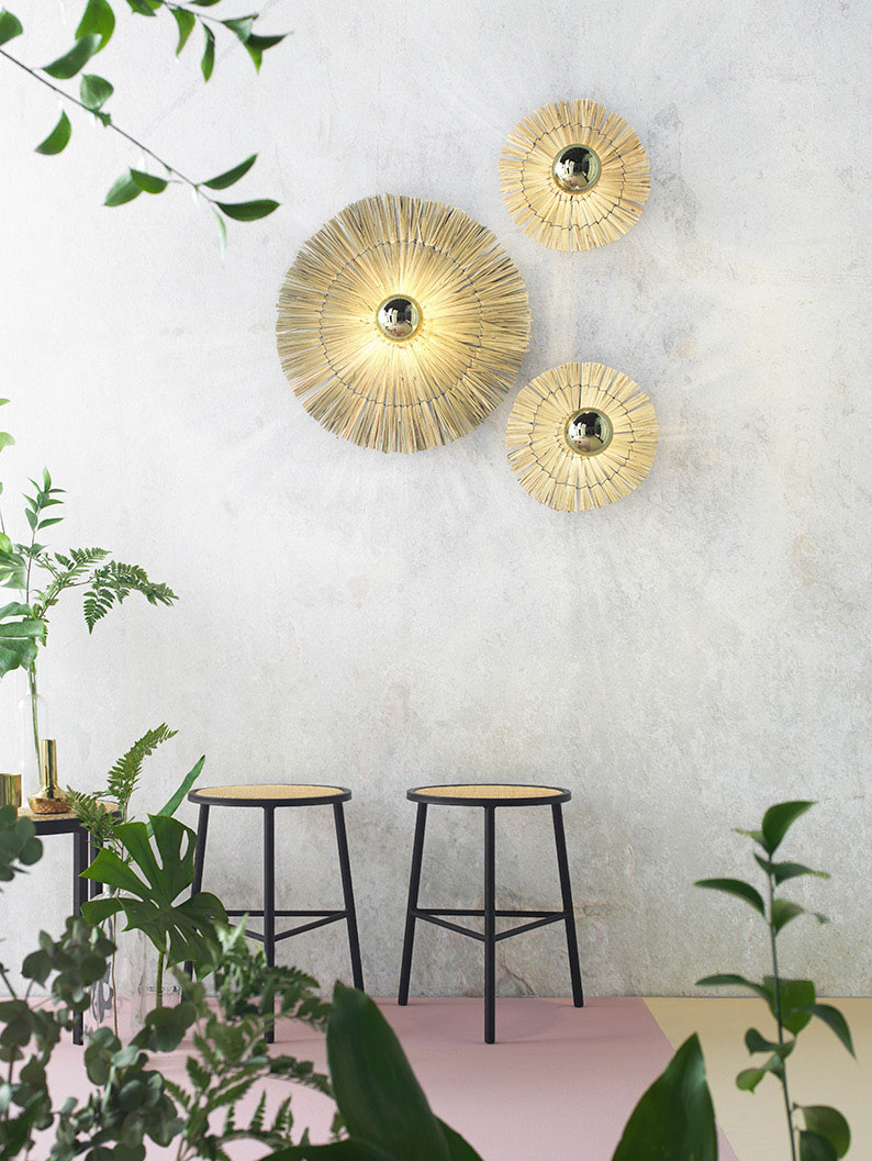 Бра натуральная соломка цоколь золотой металл VAMVIDNEE VV1028568 3 Бра натуральная соломка цоколь золотой металл VAMVIDNEE VV1028568 — изображение 3