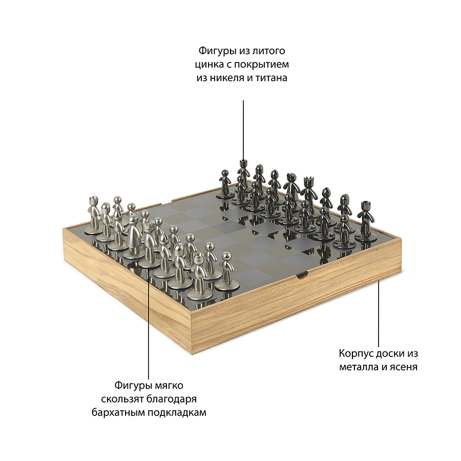 Шахматный набор натуральное дерево VAMVIDNEE VV1028676 15 Шахматный набор натуральное дерево VAMVIDNEE VV1028676 — изображение 15