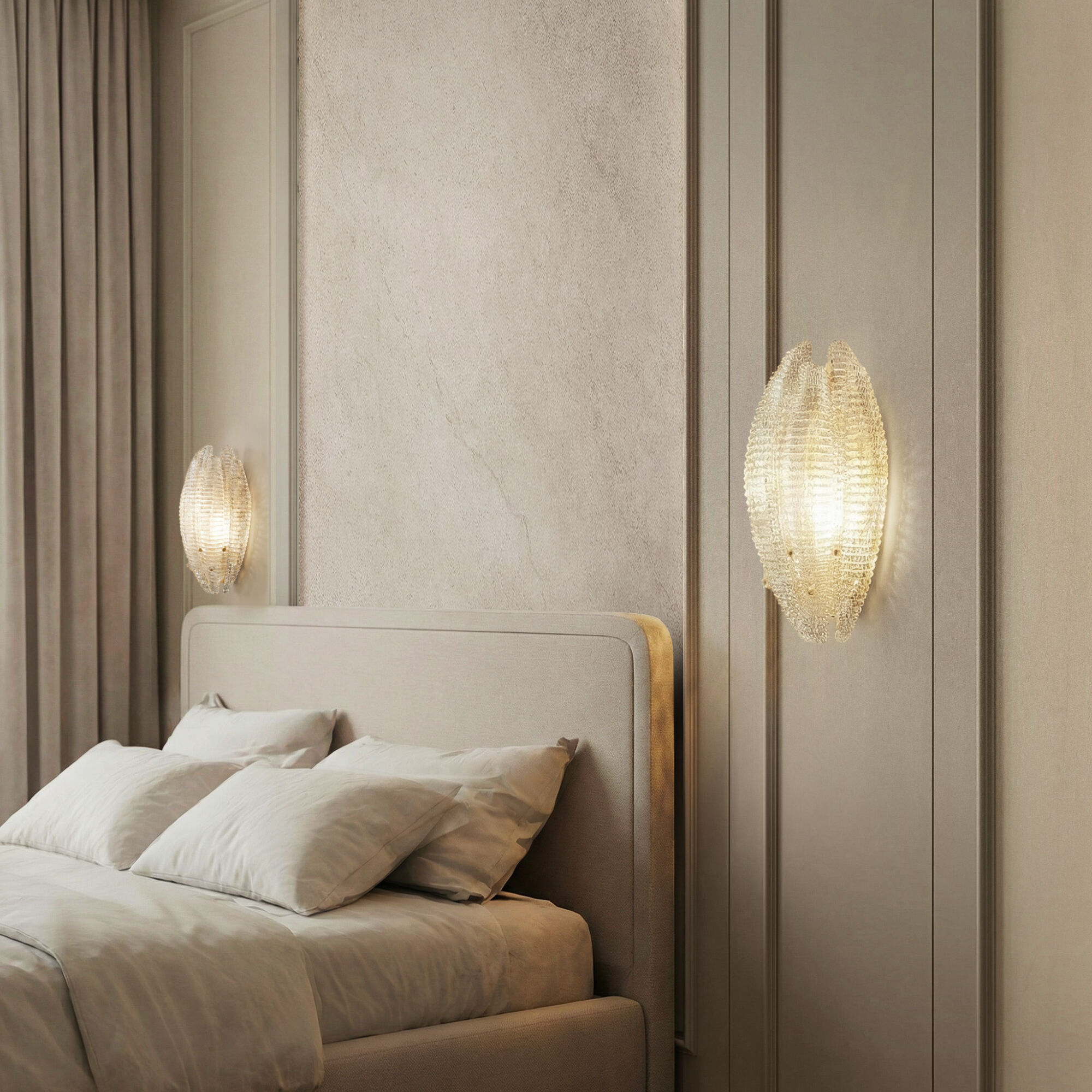 Бра с фактурным стеклом VAMVIDNEE VV1031866 3 Бра с фактурным стеклом VAMVIDNEE VV1031866 — изображение 3