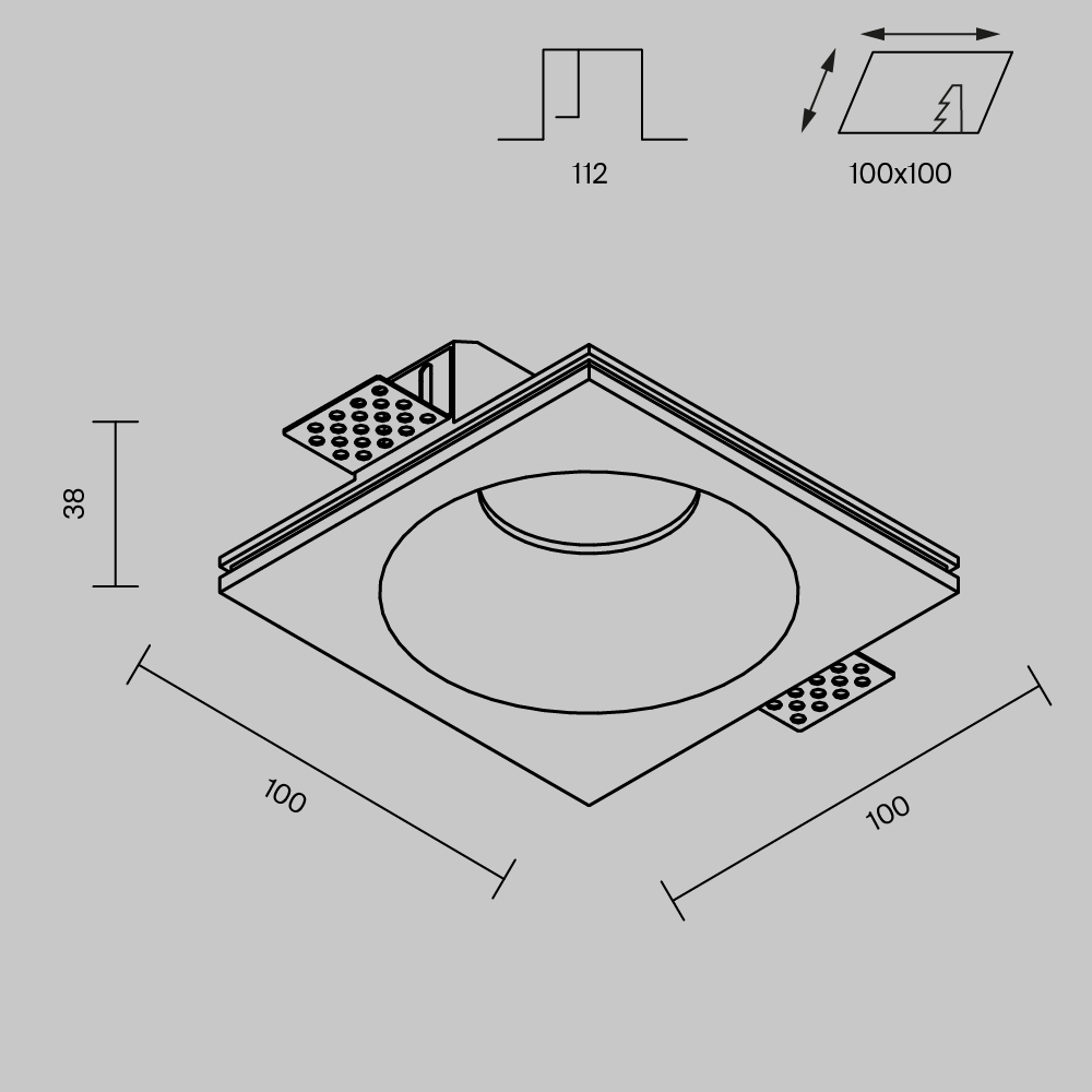 Встраиваемый светильник - VAMVIDNEE VV1032948 9 Встраиваемый светильник - VAMVIDNEE VV1032948 — изображение 9