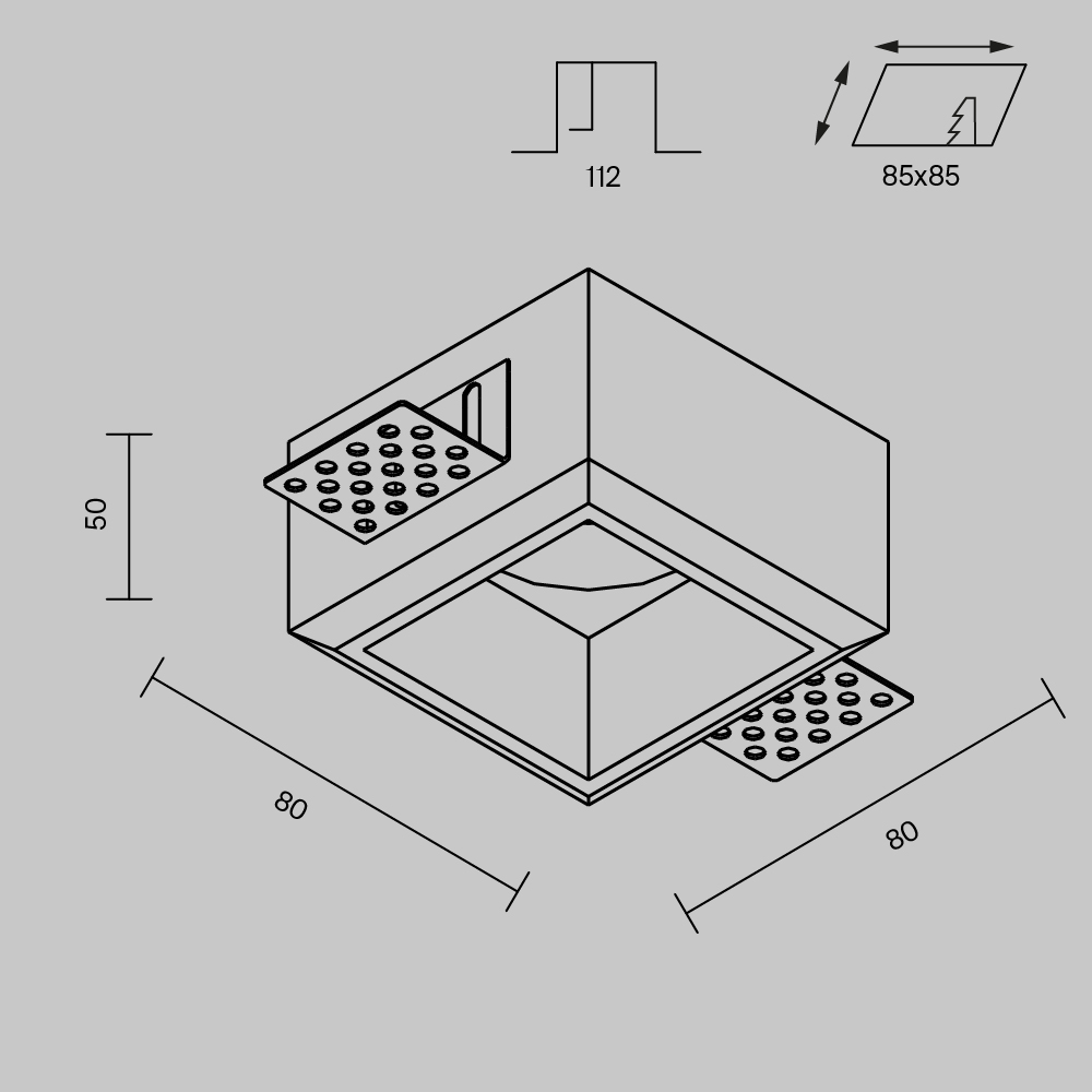 Встраиваемый светильник - VAMVIDNEE VV1032866 9 Встраиваемый светильник - VAMVIDNEE VV1032866 — изображение 9