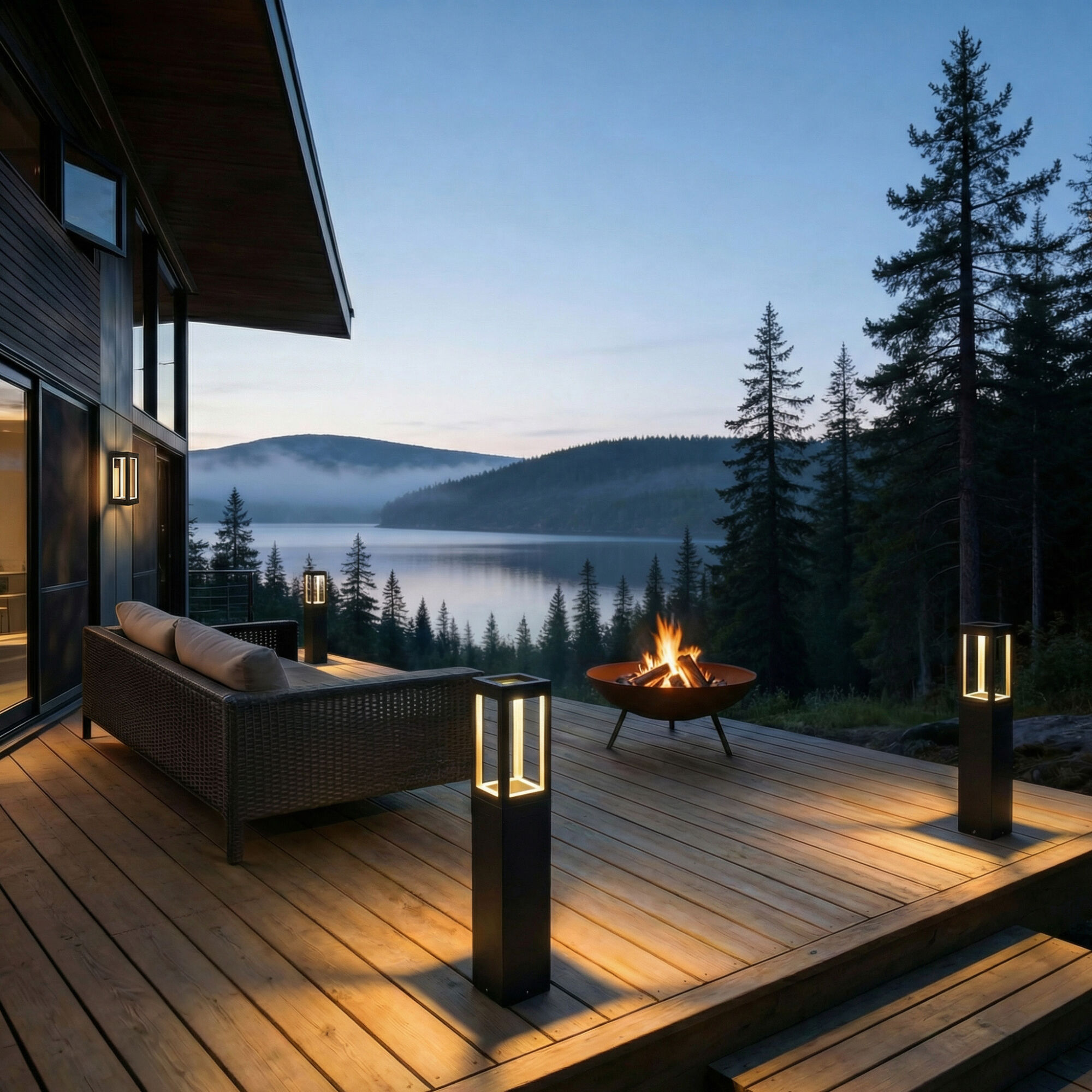 Ландшафтный светодиодный светильник чёрный VAMVIDNEE VV1031900 3 Ландшафтный светодиодный светильник чёрный VAMVIDNEE VV1031900 — изображение 3