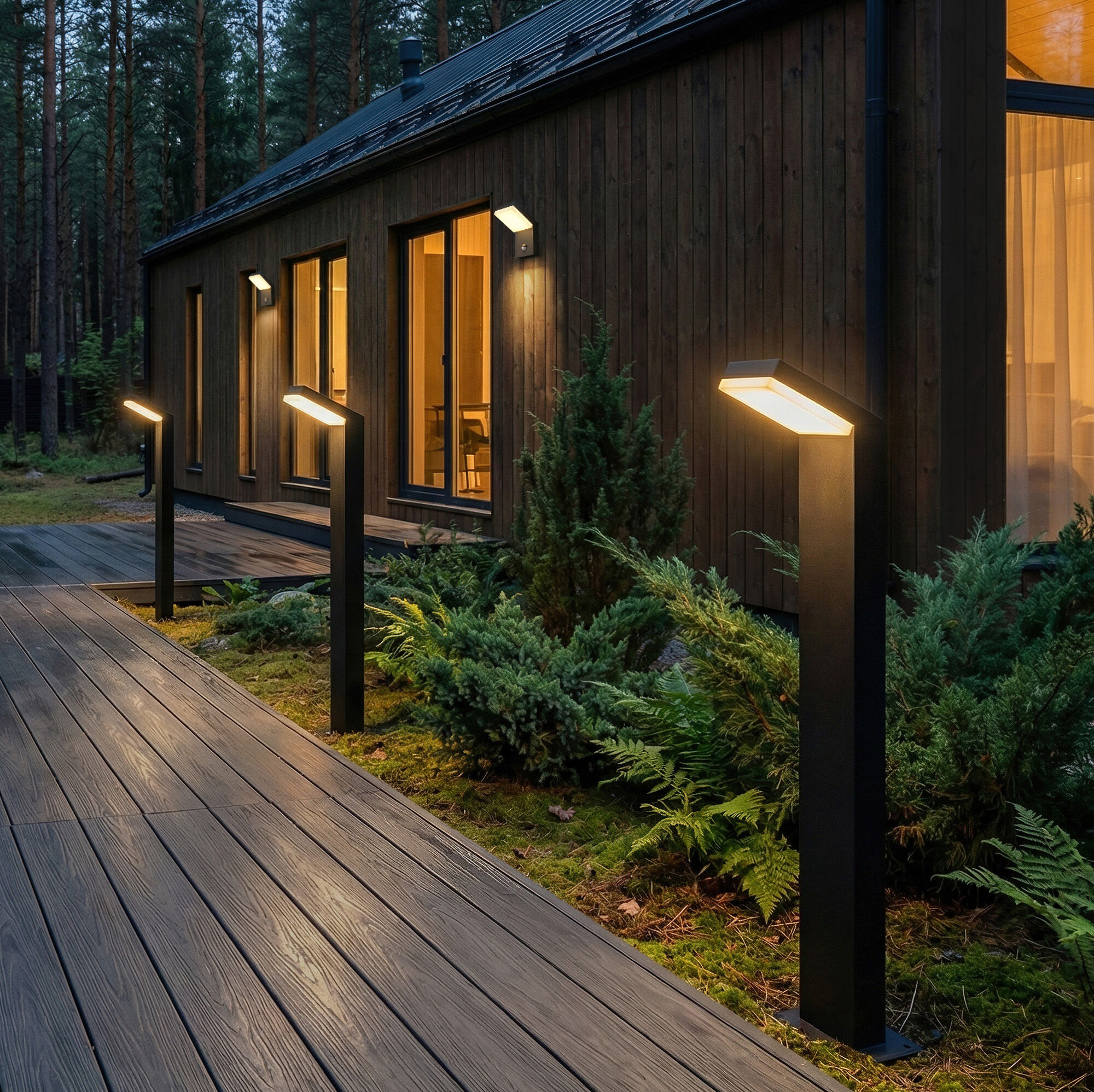 Ландшафтный уличный светильник чёрный VAMVIDNEE VV1031921 4 Ландшафтный уличный светильник чёрный VAMVIDNEE VV1031921 — изображение 4