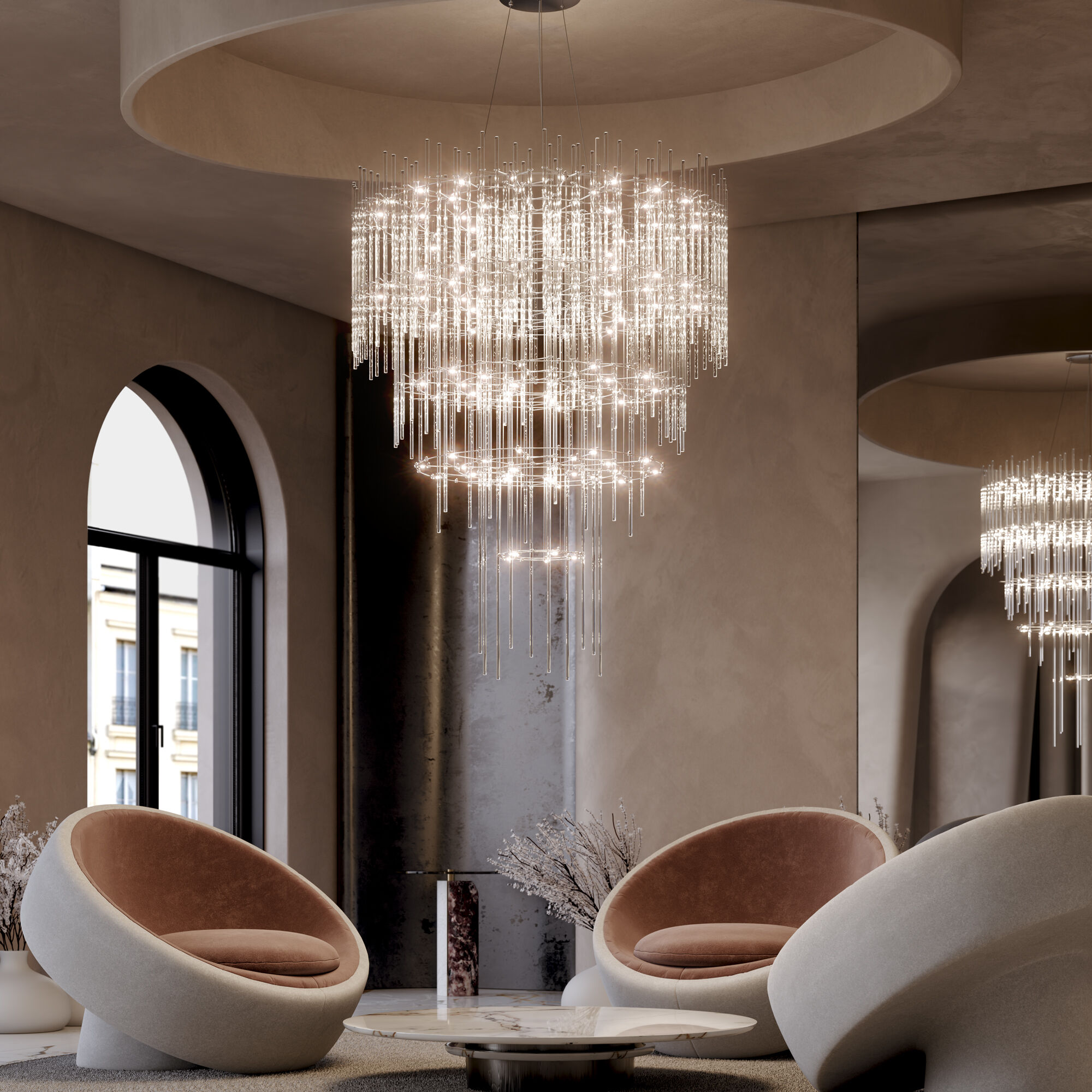 Подвесной светодиодный светильник с пультом управления VAMVIDNEE VV1032836 4 Подвесной светодиодный светильник с пультом управления VAMVIDNEE VV1032836 — изображение 4