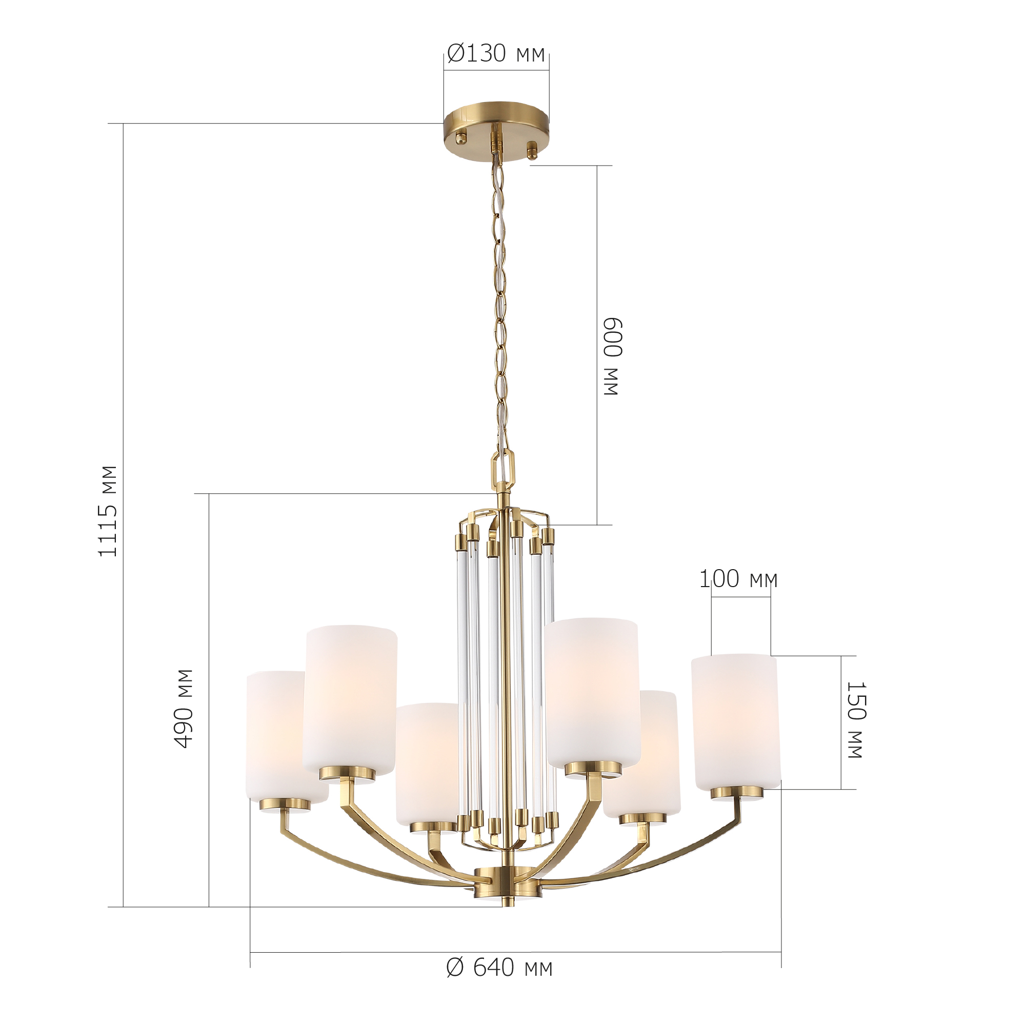 Люстра VAMVIDNEE VV1032631 9 Люстра VAMVIDNEE VV1032631 — изображение 9