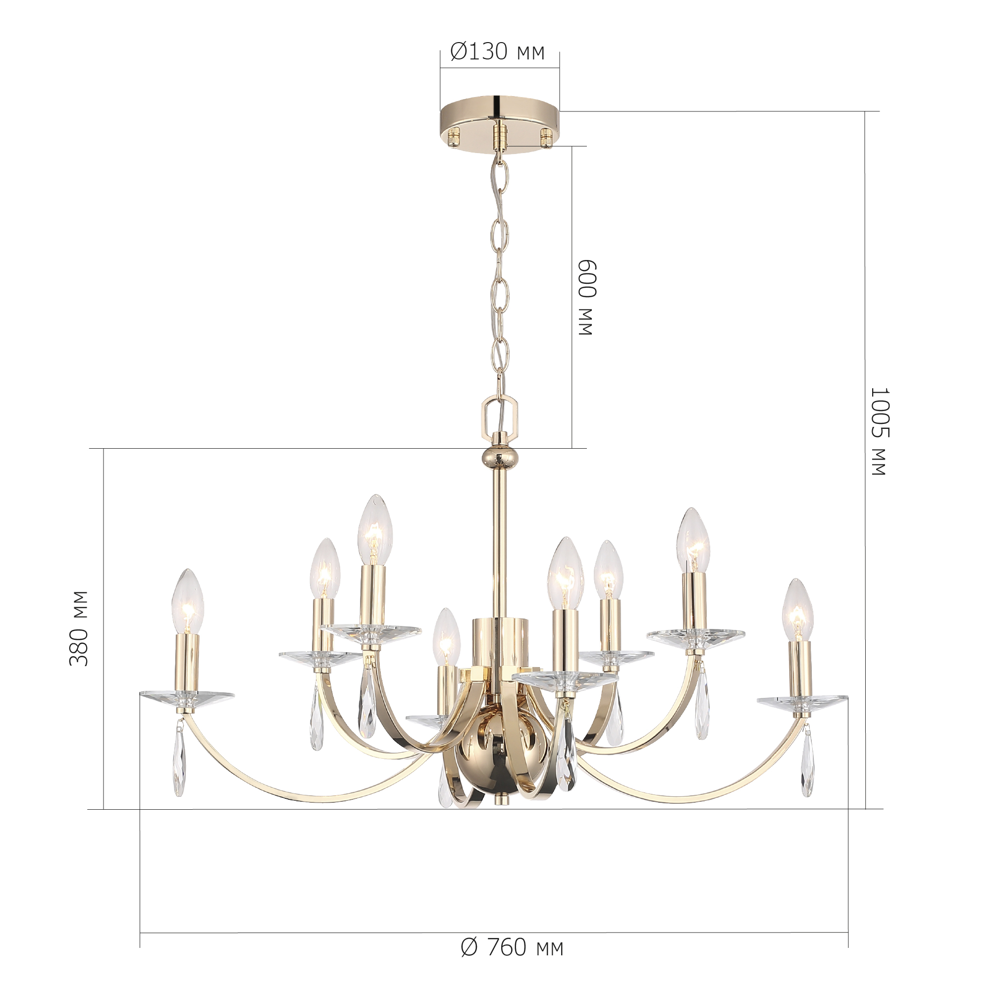 Люстра VAMVIDNEE VV1032467 8 Люстра VAMVIDNEE VV1032467 — изображение 8