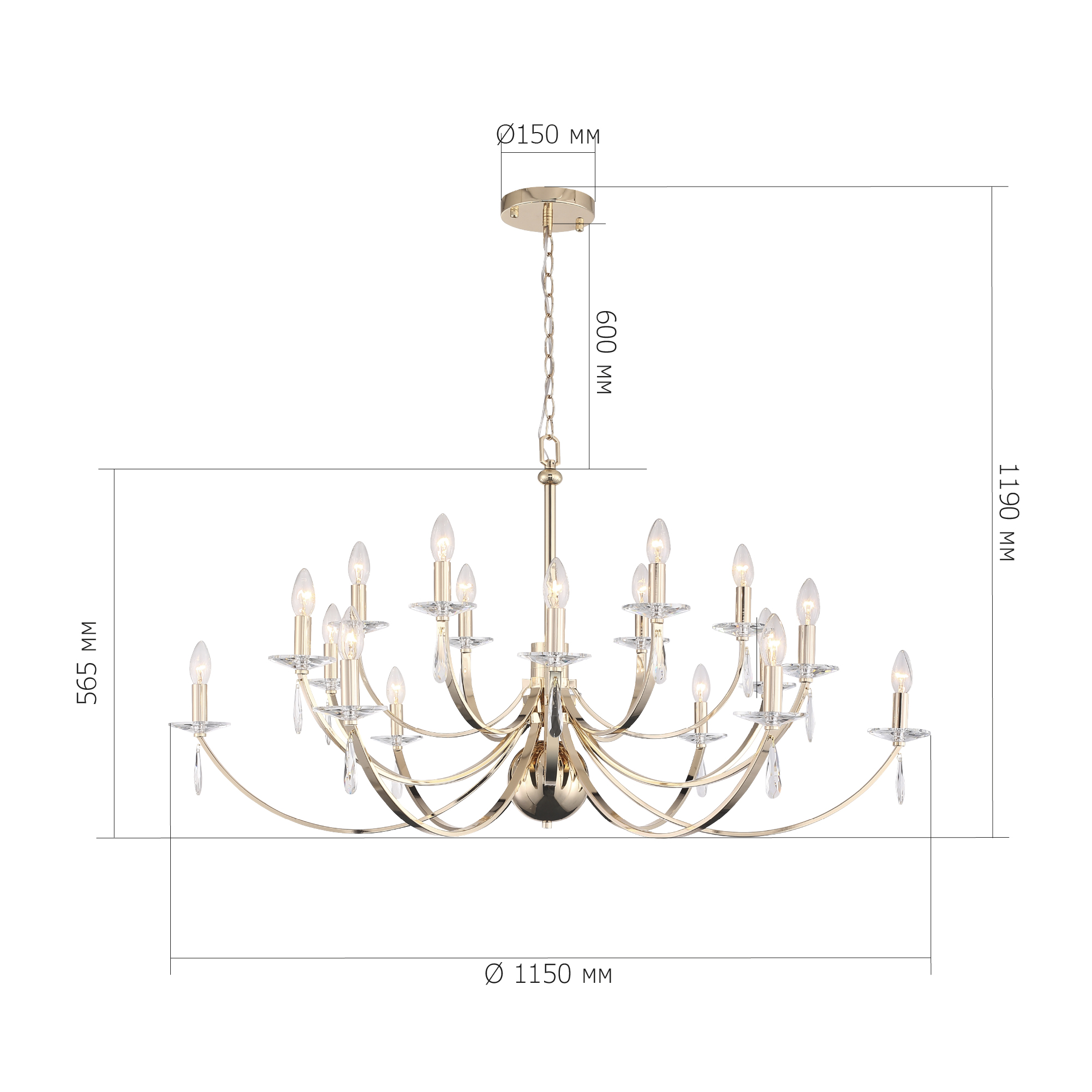 Люстра VAMVIDNEE VV1032483 7 Люстра VAMVIDNEE VV1032483 — изображение 7