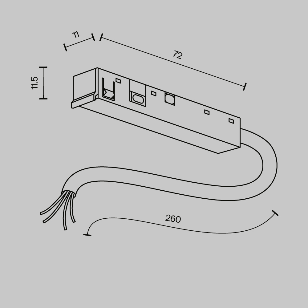 Комплектующие для трековой системы VAMVIDNEE VV1042436 6 Комплектующие для трековой системы VAMVIDNEE VV1042436 — изображение 6