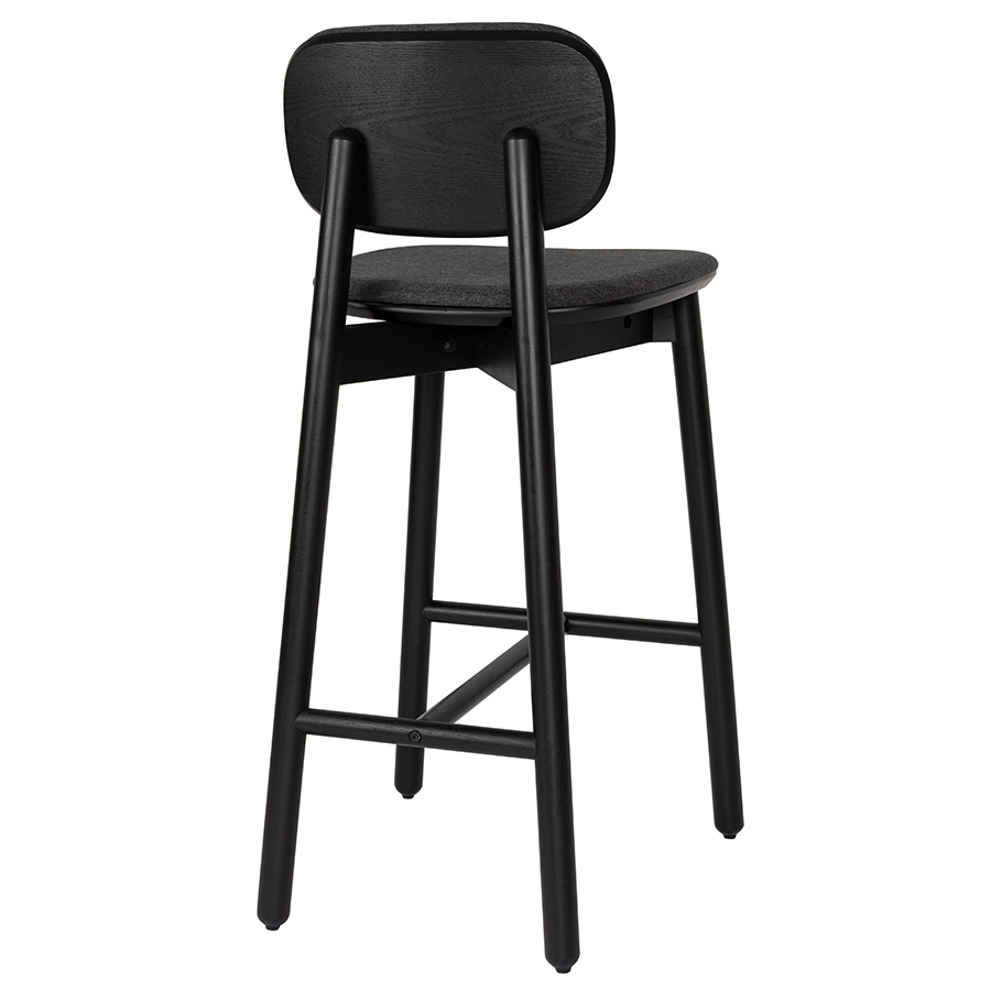 Стул барный с обивкой рогожка темно-серый VAMVIDNEE VV1042973 3 Стул барный с обивкой рогожка темно-серый VAMVIDNEE VV1042973 — изображение 3