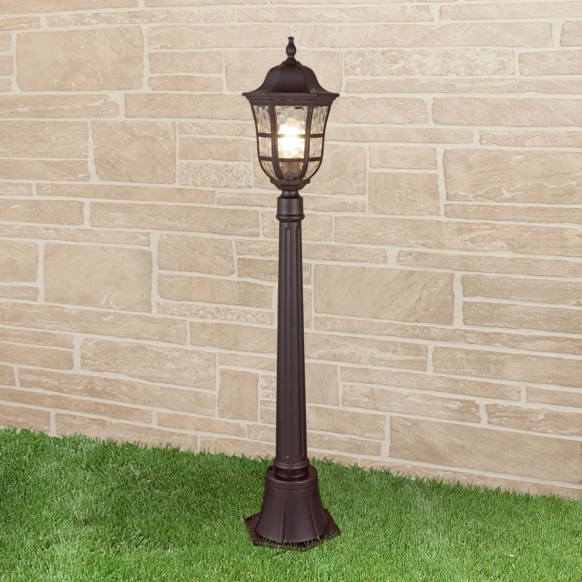 Уличный светильник на столбе   кофейное золото VAMVIDNEE VV1044279