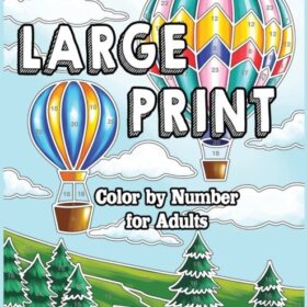 Large Print Color by Number for Adults: Coloring Book Volume 2 - A Variety of Simple, Easy Designs for Relaxation (Раскраска по номерам)