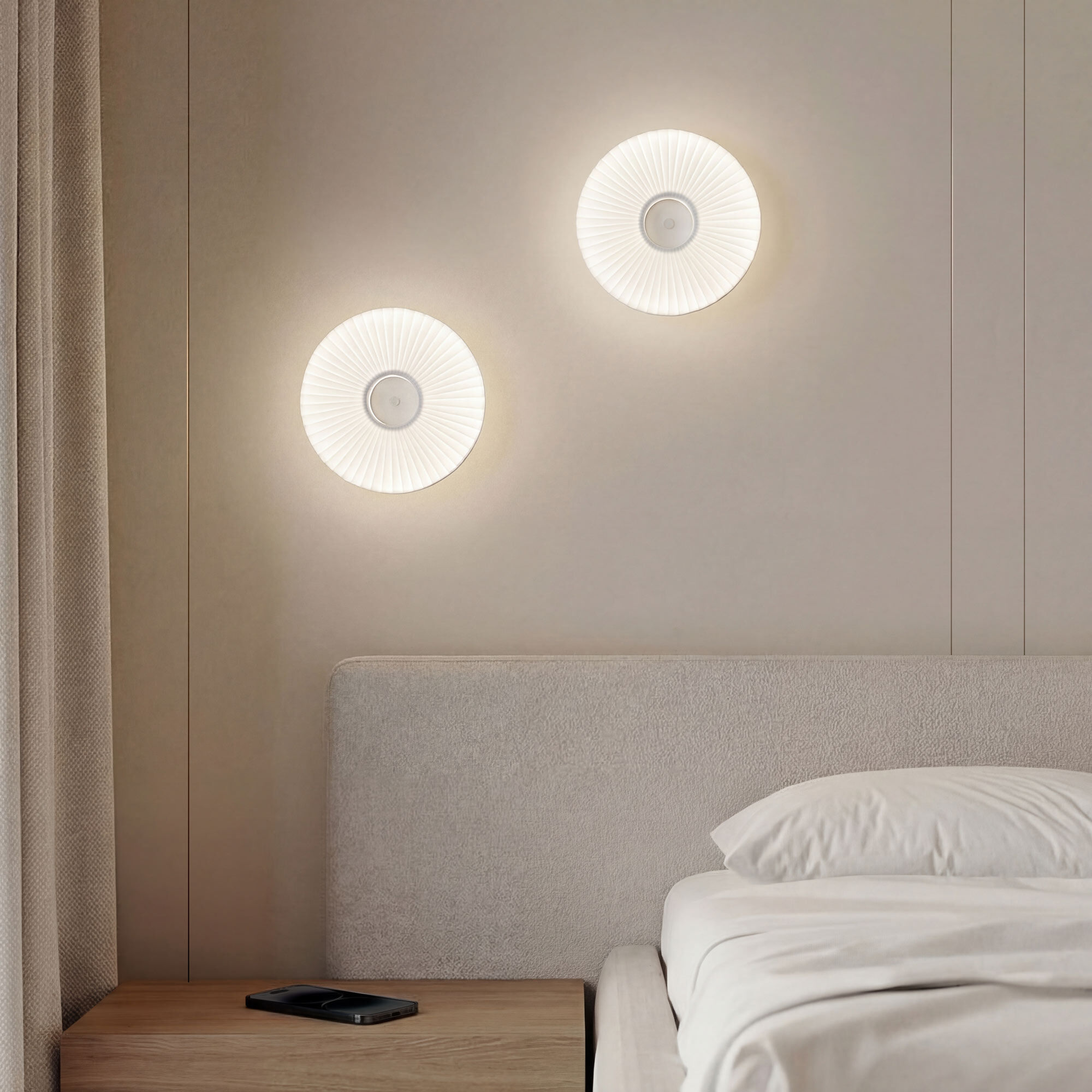 Настенный светодиодный светильник с тканевым рассеивателем VAMVIDNEE VV1043491 3 Настенный светодиодный светильник с тканевым рассеивателем VAMVIDNEE VV1043491 — изображение 3