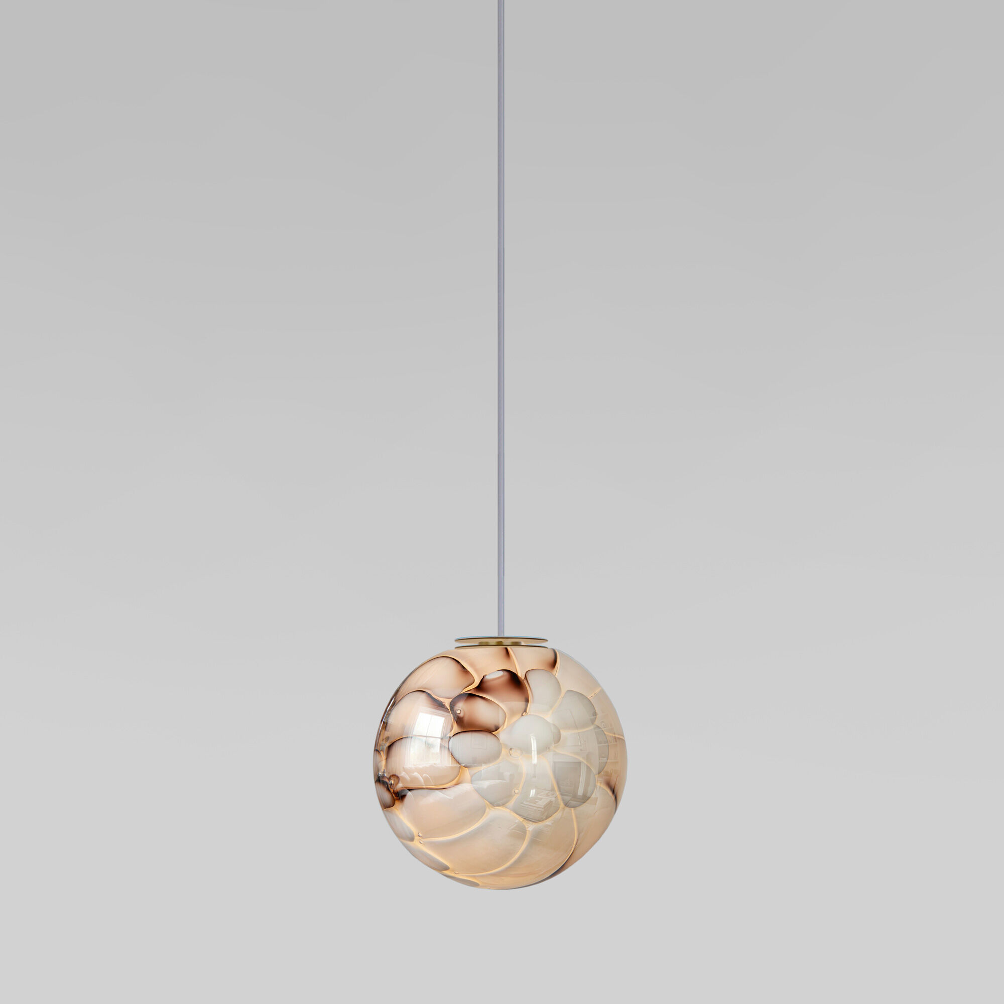 Подвесной светильник со стеклянным плафоном ручной работы VAMVIDNEE VV1043693