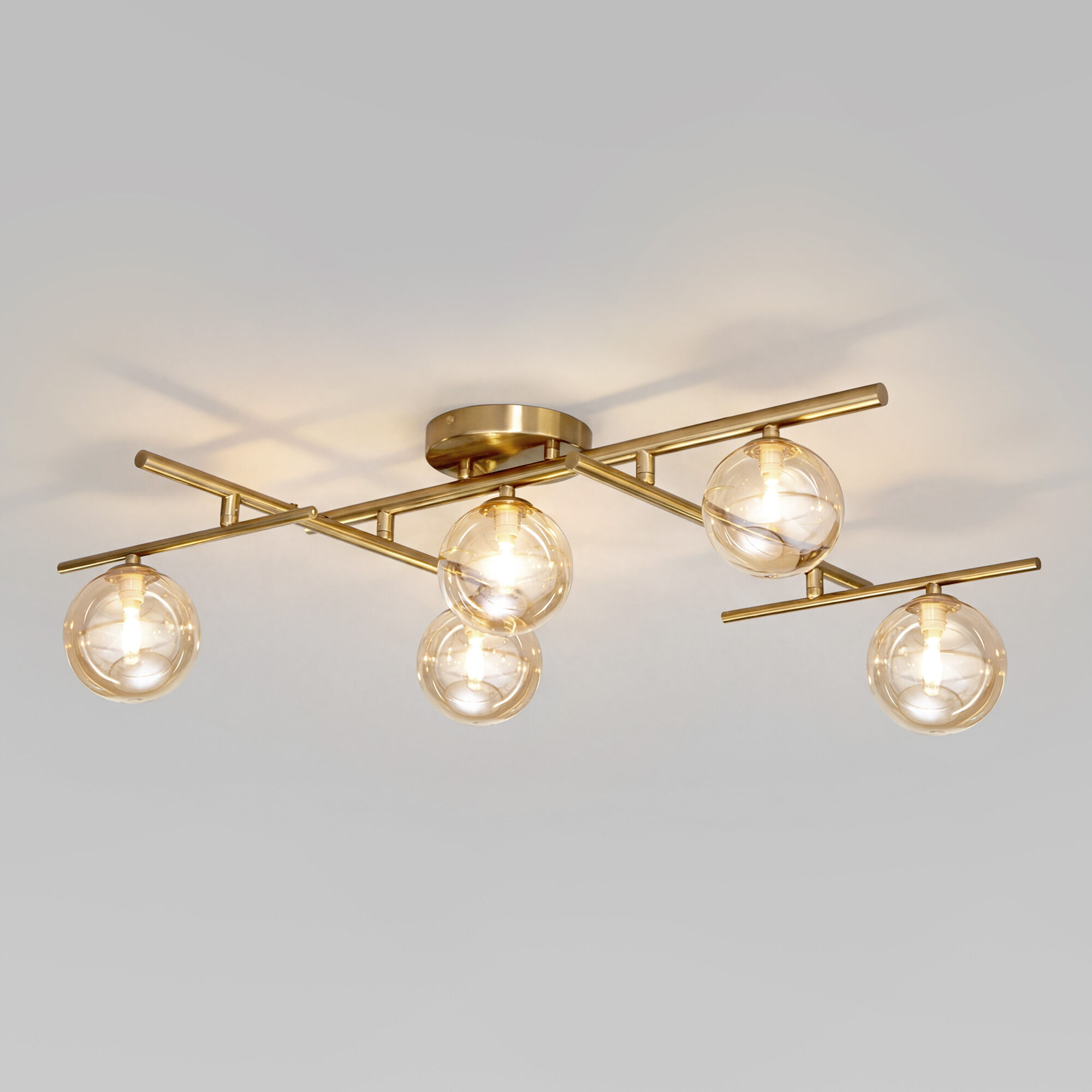 Потолочный светильник со стеклянными плафонами VAMVIDNEE VV1043336