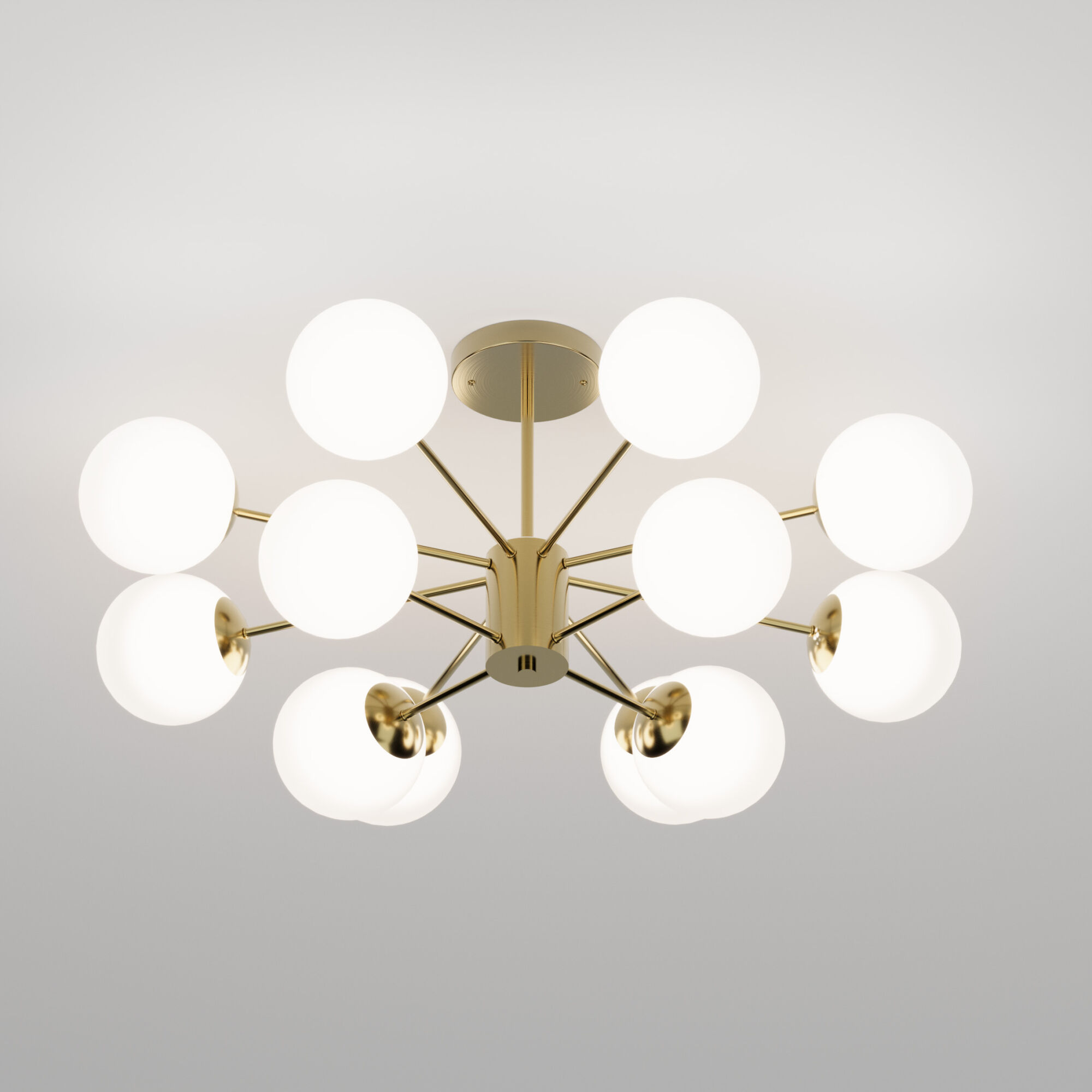 Потолочный светильник со стеклянными плафонами VAMVIDNEE VV1043332