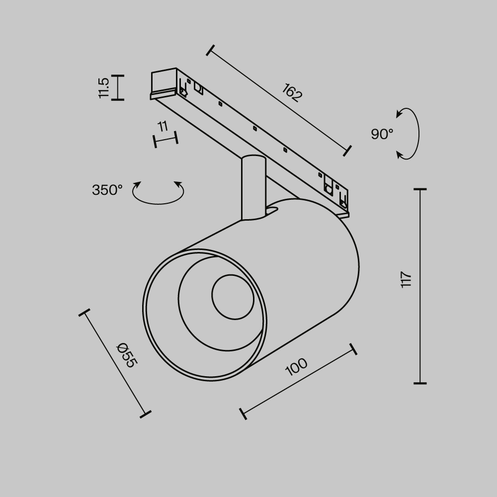 Трековый светильник VAMVIDNEE VV1045808 12 Трековый светильник VAMVIDNEE VV1045808 — изображение 12
