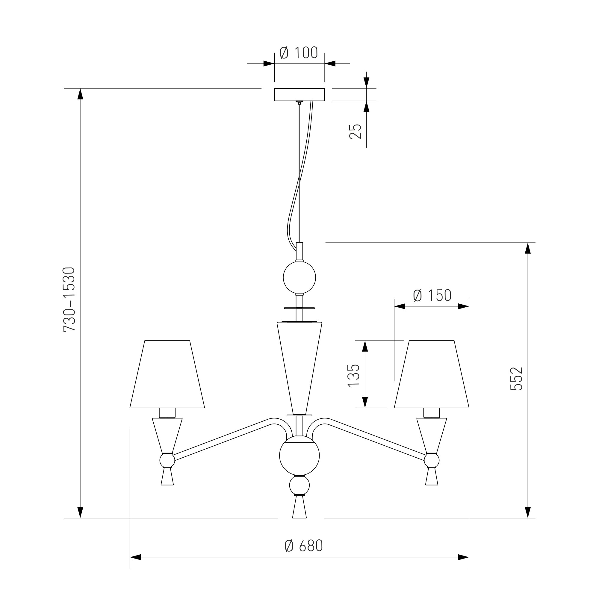 Умная люстра с декором из керамики VAMVIDNEE VV1043478 6 Умная люстра с декором из керамики VAMVIDNEE VV1043478 — изображение 6