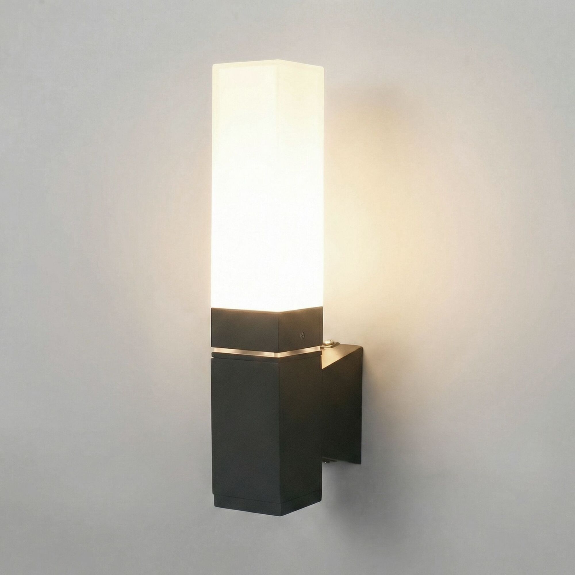 Уличный настенный светильник со светодиодами     чёрный VAMVIDNEE VV1047534