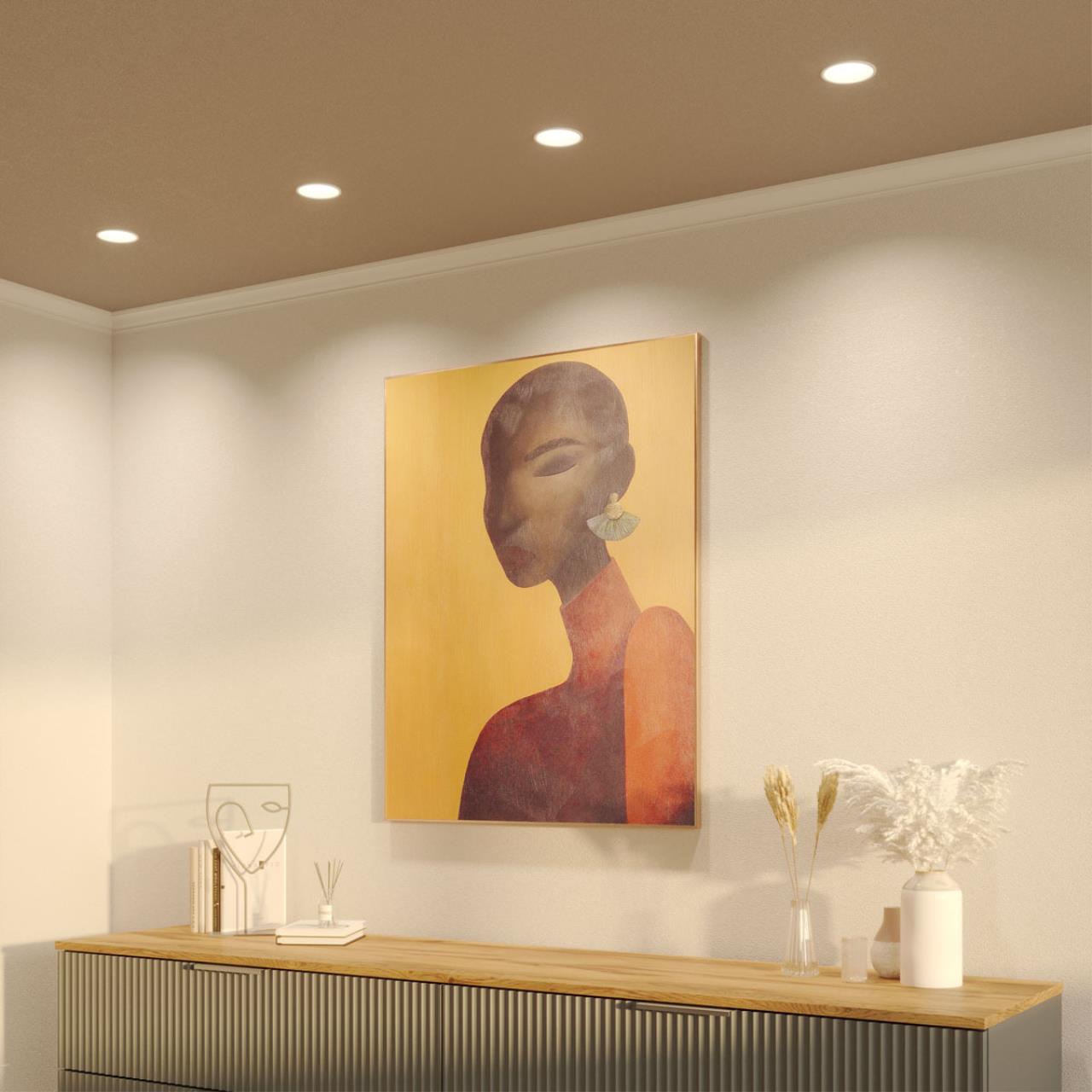 Светильник встраиваемый светодиодный с переключателем цветовой температуры и угла рассеивания VAMVIDNEE VV1047407 4 Светильник встраиваемый светодиодный с переключателем цветовой температуры и угла рассеивания VAMVIDNEE VV1047407 — изображение 4